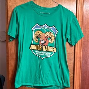 Junior Ranger Rocky Mountain National Park Tee - Green